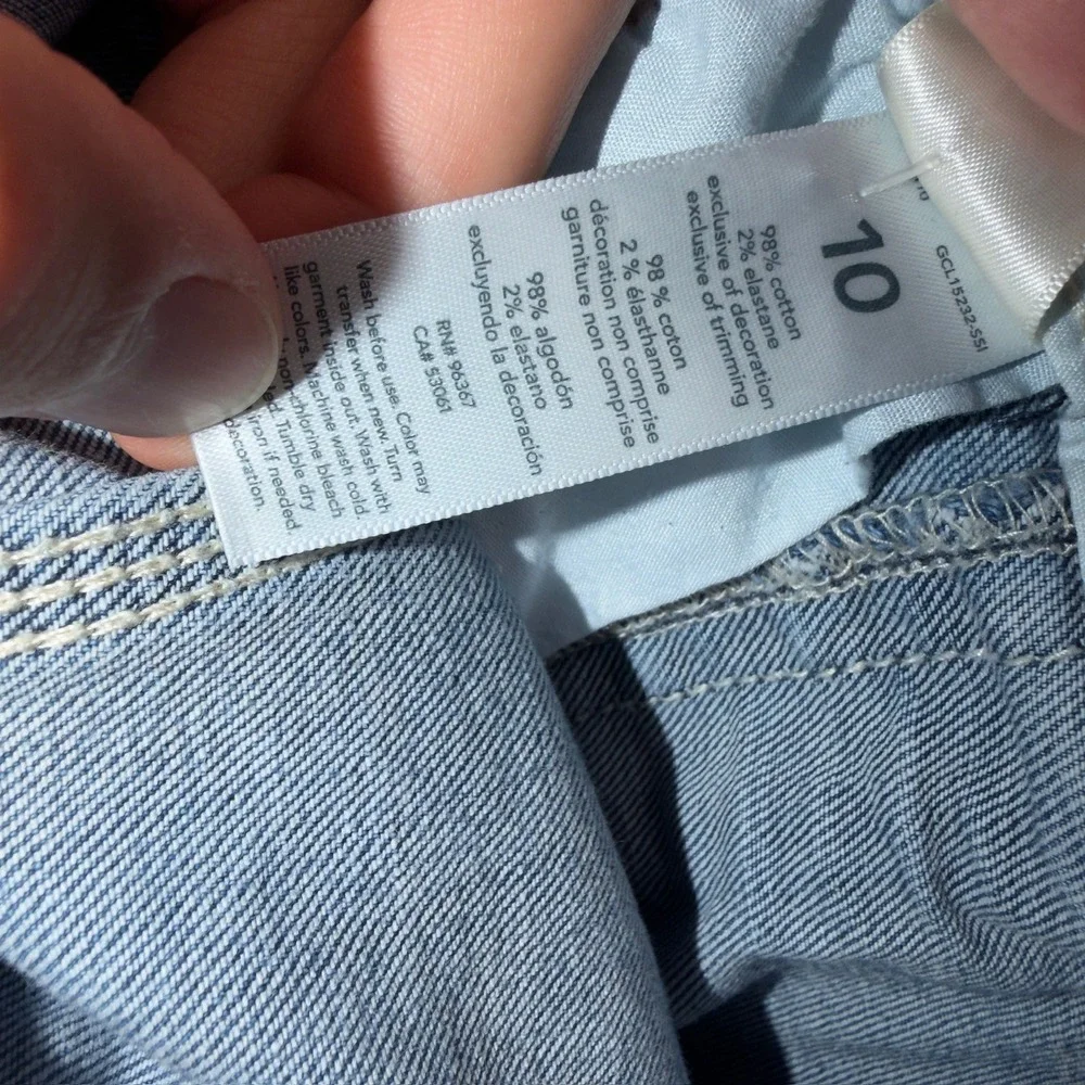 OshKosh Bgosh Kids Blue Denim Overalls Vestbak Carpenter Bibs Size 10